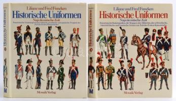 Liliane und Fred Funcken: Historische Uniformen 3-4. Napoleonischer Zeit. München, 1968. Mosaik Verlag. Egészvászon kötésben, papír védőborítóval .
