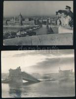 cca 1965 Budapesti városképek, életképek, 21 db vintage fotó Tiszavölgyi József (1909-?) budapesti f...