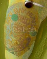 Zsolnay gondolkodó figura, eozin mázas, jelzett (tervező:Török János), hibátlan, m:23 cm