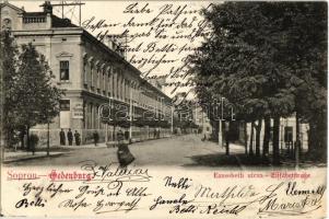 1905 Sopron, Erzsébet utca, Löbl Táncintézet
