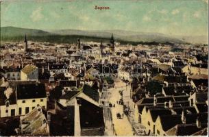 1914 Sopron, látkép (EK)