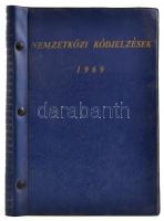 Nemzetközi kódjelzések 1969. Nylon-kötésben, 311 p.+4 t