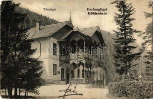 1905 Barlangliget, Höhlenhain, Tatranská Kotlina (Tátra, Magas Tátra, Vysoké Tatry); Társalgó. Britz Béla felvételi tulajdona 55. / restaurant and parlour (fa)