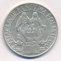 Lengyelország 1966. 100Zl Ag Lengyel Millennium T:1- Poland 1966. 100 Zlotych Ag Polish Millenium C:AU Krause Y#57