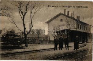 Várpalota, Brikettgyár, vasútállomás, vasutasok