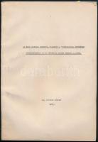 Dr. Lőrincz József: Az édes szudáni cirokfű, valamint a silókukorica öntözéses termesztésének egyes kérdései meszes homoktalajon. hn.,1963, nyn. Papírkötésben. Az összefoglalás végén a szerző aláírásával.