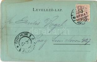 1899 Kassa, Kosice; Jakab palota (Jakab Árpád építész magánlaka). Kiadja Szentiványi Júlia / Jakabov...