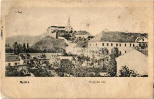 Nyitra, Nitra; Püspöki vár. Kiadja Schwarcz A. / bishops castle (EB)