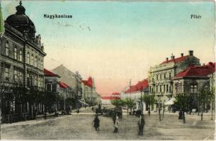 1915 Nagykanizsa, Fő tér (EK)