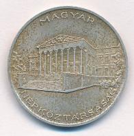 1956. 10Ft Ag "Tízéves a forint" T:1- patina 
Adamo EM4