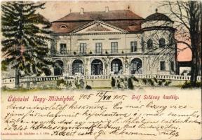 1905 Nagymihály, Michalovce; Gróf Sztáray kastély. Kiadja Landesmann B. / castle (kis szakadás / small tear)