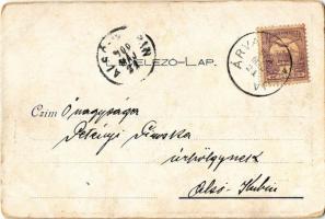 1900 Árvaváralja, Oravsky Podzámok; Árva vára / Oravsky hrad / castle (kopott sarkak / worn corners)