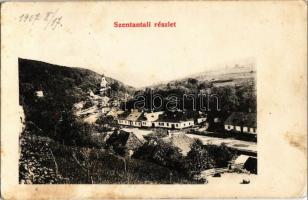 1907 Szentantal, Svaty Anton, Sväty Anton; látkép. Kiadja Grohmann 981. / general view (fl)
