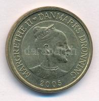 Dánia 2005. 10Kr Al-Br "Kis Hableány, Andersen 1805-2005 - Margrethe II" T:1-
Denmark 200...