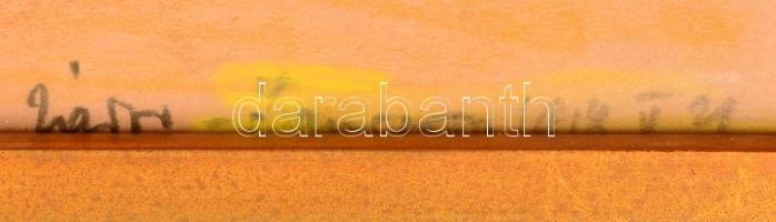 Zádor István (1882-1963): Langeron ( Odessza). Pasztell, papír, jelzett, üvegezett keretben, 23×35 c...