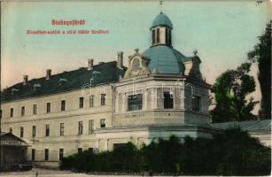 Stubnyafürdő, Túróchévíz, Stubnianske Teplice, Turcianske Teplice; Erzsébet szálló, gyógyterem, Zöld tükör fürdő / hotel, spa (Rb)