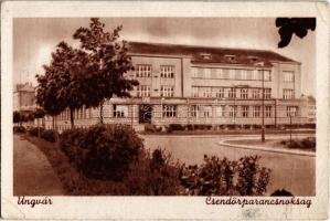 1943 Ungvár, Uzshorod, Uzhorod; Csendőrparancsnokság / Gendarmerie Headquarters (fa)