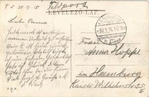 1915 Temesvár, Timisoara; Gyárváros, liget bejárata, villamos, híd / Fabrica, tram, bridge, entry ga...