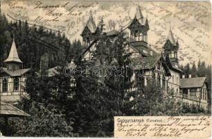 1905 Tusnád-fürdő, Baile Tusnad; Gyógyház. Dragomán S.J. cég kiadása / spa (EK)