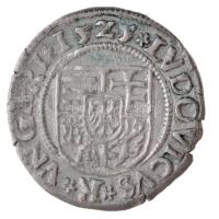 1525K-B Denár Ag "II. Lajos" (0,6g) T:1-
Hungary 1525K-B Denar Ag "Louis II" (0...