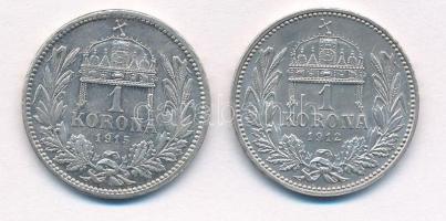 1912KB-1915KB 1K Ag "Ferenc József" (2x) T:1,1-
Adamo K5.1