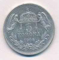 1908KB 5K Ag "Ferenc József" T:2
Adamo K7