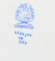 Herendi Rotshild mintás lapostányér, kézzel festett, jelzett, hibátlan, d: 26 cm