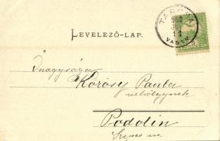 1902 Tarcsa, Tatzmannsdorf; látkép. Frankl és Ledofszky utóda kiadása / general view  (EK)