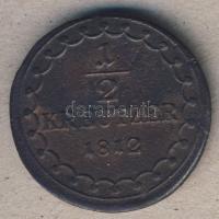 Ausztria/magyar verdejel 1812S 1/2Kr T:3/3-