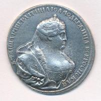 Orosz Birodalom 1740. Poltina jelzetlen fém hamisítvány (fake coin) T:2