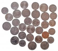 32db-os vegyes iráni fémpénz tétel T:2,2- 32pcs of various Iranian metal coins C:XF,VF