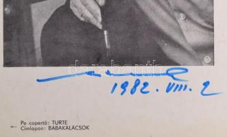 1977 Simon Endre dedikált kiállítási katalógusa