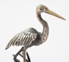 Ezüst(Ag) miniatűr gém, jelzett, m: 5 cm, nettó: 19 g