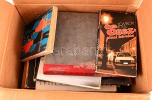 Egy doboznyi vegyes könyv tétel művészeti és egyéb könyvekkel
