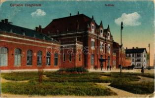 1917 Cegléd, Indóház, Vasútállomás (EK)
