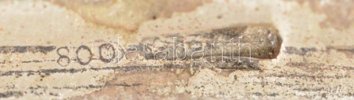 Ezüst(Ag) miniatűr íj, jelzett, h: 8 cm, nettó: 12,7 g