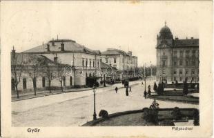 1914 Győr, Pályaudvar, Vasútállomás (EB)