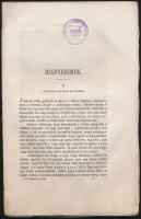 Budapesti Szemle XXXIII. és XXXIV. füzet. szerk. Csengery Antal. Pest 1860. Elváló papírborítóval