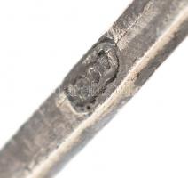 Ezüst(Ag) fűszertartó, sérült üvegbetéttel, jelzett, nettó: 25,8 g