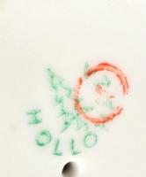 Hollóházi porcelán mókus, kézzel festett, jelzett, hibátlan, m: 14 cm