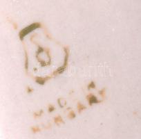 Drasche porcelán sirály, kézzel festett, jelzett, kis lepattanással, m: 14,5 cm