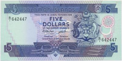 Salamon-szigetek 1986. 5D T:II Solomon Islands 1986. 5 Dollars C:XF  Krause 14.a