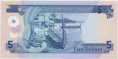 Salamon-szigetek 1986. 5D T:II
Solomon Islands 1986. 5 Dollars C:XF 
Krause 14.a