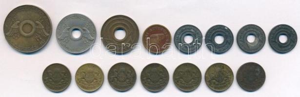 15db-os közlekedési bárca tétel, közte ~1946. 50Ft Br "BSZKRT / Budapest Székesfővárosi Közleke...