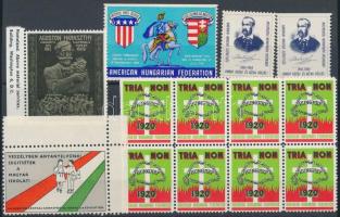 28 db levélzáró 2 stecklapon, javarészt Trianon témában