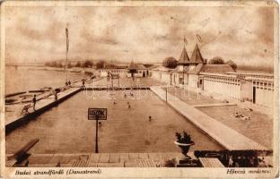 Budapest III. Budai strandfürdő (Dunastrand), Dunai uszoda, Hővízű medence (Rb)