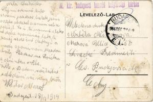 1914 Budapest III. Óbuda, Szent Margit közkórház + "M. kir. budapesti honvéd helyőrségi kórház&...