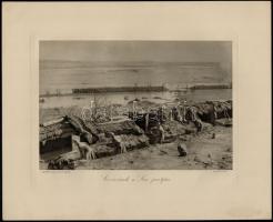 cca 1914-1918 Részletek az Érdekes Újság harctéri felvételeiből, 8 db, feliratozva, 29×36 cm