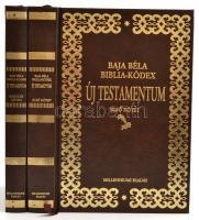 Baja Béla: Biblia-kódex. Új Testamentum. 1-2. köt. Bp., 2001, Advent Kiadó. Díszes műbőr kötésben, kísérőfüzettel, papír védőtokban.