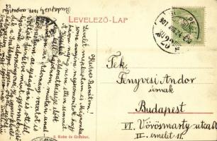 1907 Budapest XII. Svábhegy, Fogaskerekű Városkúti vasútállomása, Város-kút forrás